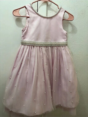 Couture Princess Girls 6X/7 Pink Formal Dress Like New